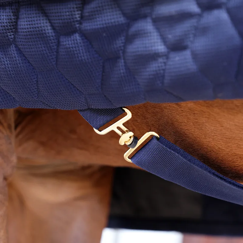 Shires Deluxe Quilted Show Rug - Navy-5