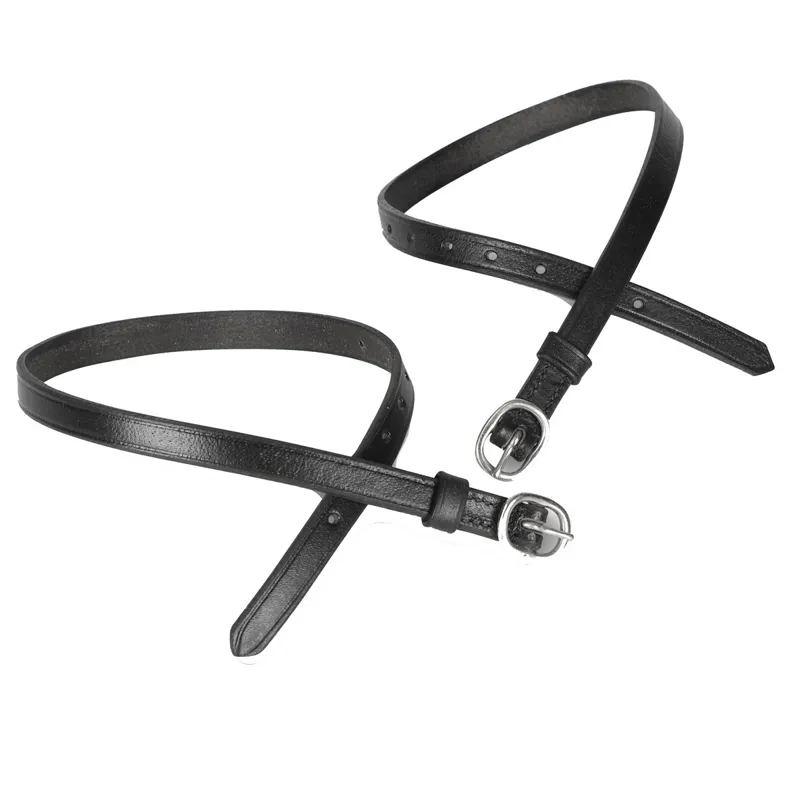 Velociti GARA Leather Spur Straps - Black