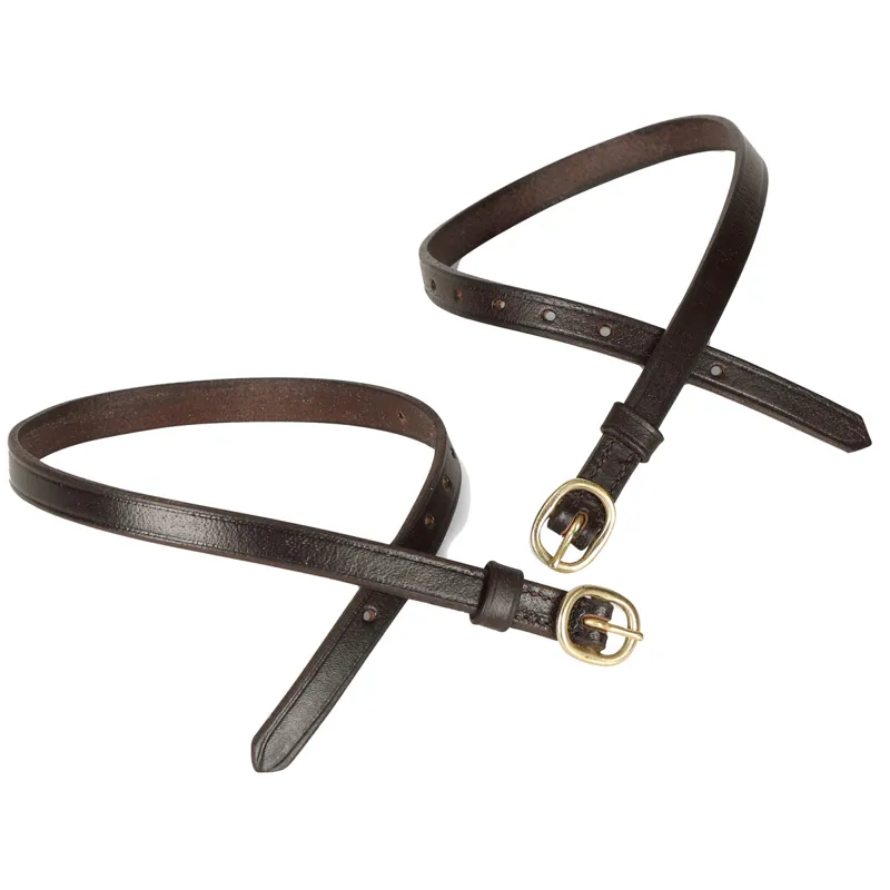 Velociti GARA Leather Spur Straps - Brown