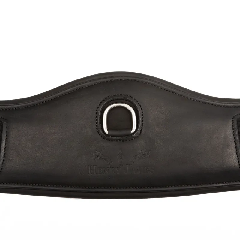 Henry James Curved Anatomic Short Girth - Black-3