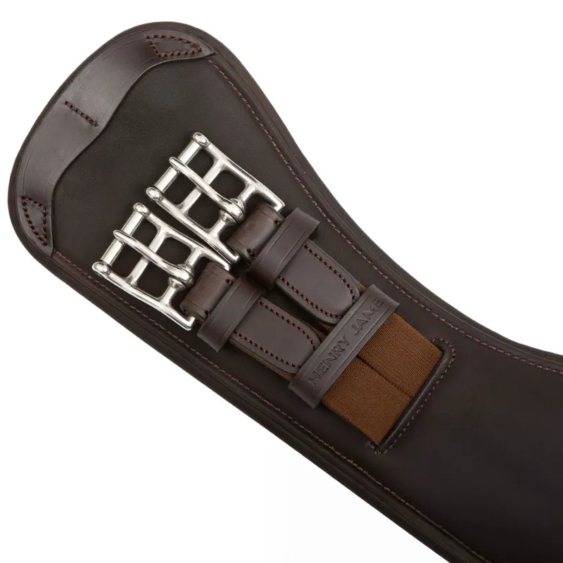 Henry James Freedom Anatomic Short Girth - Havana Brown-2