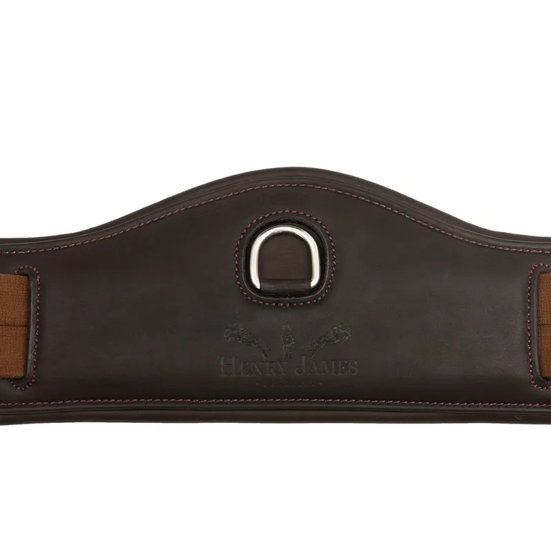 Henry James Freedom Anatomic Short Girth - Havana Brown-5