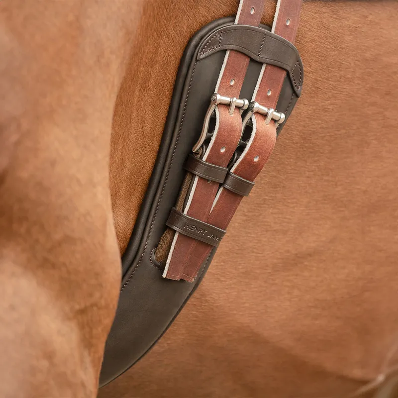 Henry James Freedom Anatomic Short Girth - Havana Brown-3