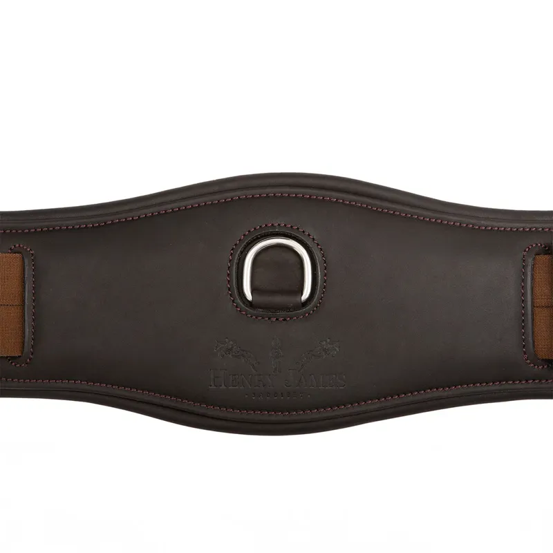 Henry James Symmetry Anatomic Short Girth - Havana Brown-4