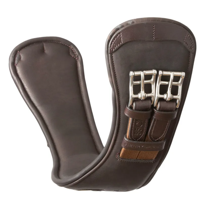 Henry James Symmetry Anatomic Short Girth - Havana Brown-1