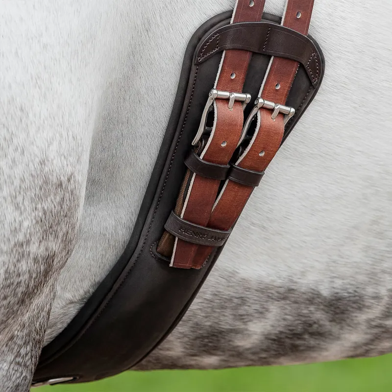 Henry James Symmetry Anatomic Short Girth - Havana Brown-5