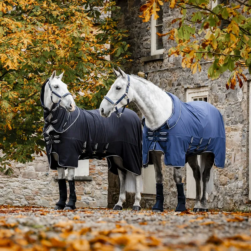 Horseware Show-Ready Rug - Black/Black/Silver-5