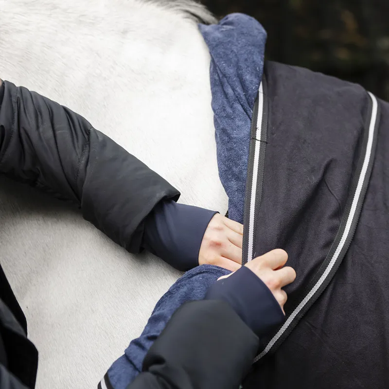 Horseware Show-Ready Rug - Black/Black/Silver-13