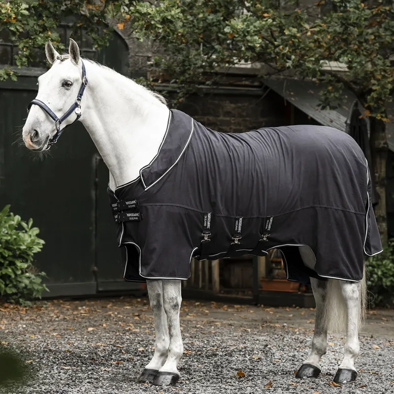 Horseware Show-Ready Rug - Black/Black/Silver-11