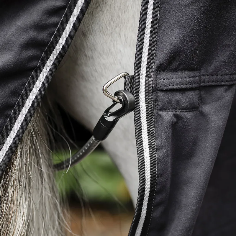 Horseware Show-Ready Rug - Black/Black/Silver-8