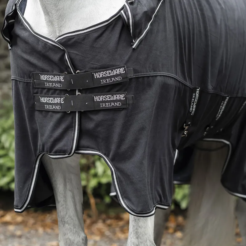 Horseware Show-Ready Rug - Black/Black/Silver-4