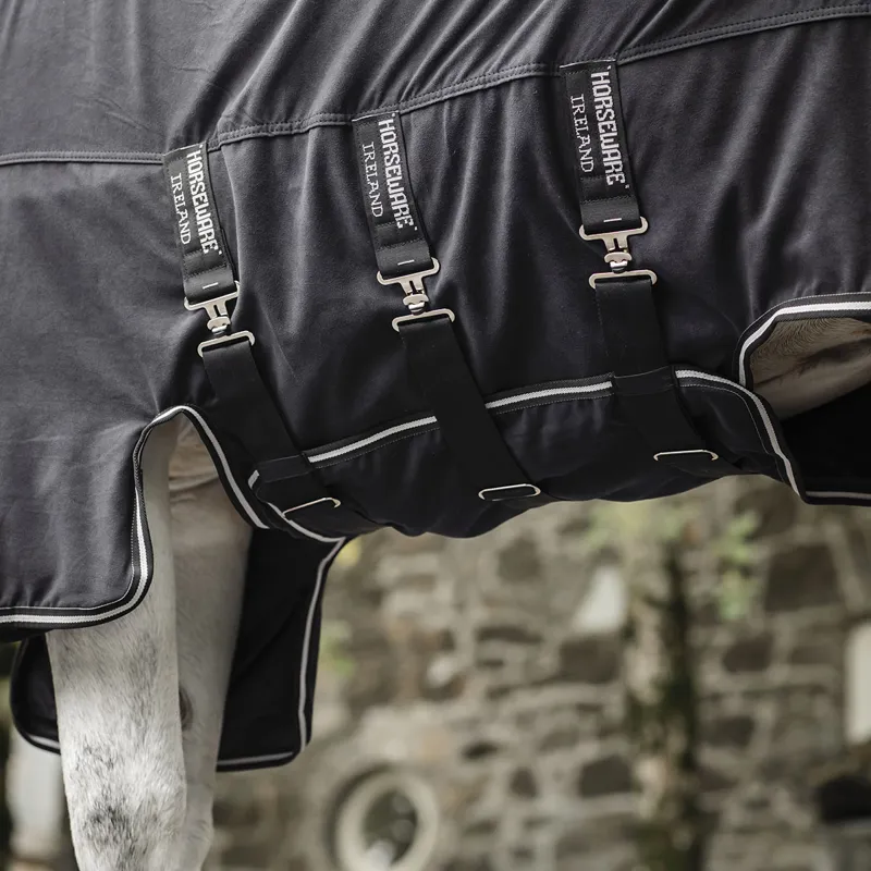 Horseware Show-Ready Rug - Black/Black/Silver-3