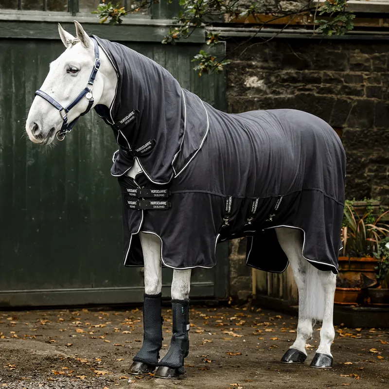 Horseware Show-Ready Rug - Black/Black/Silver-2