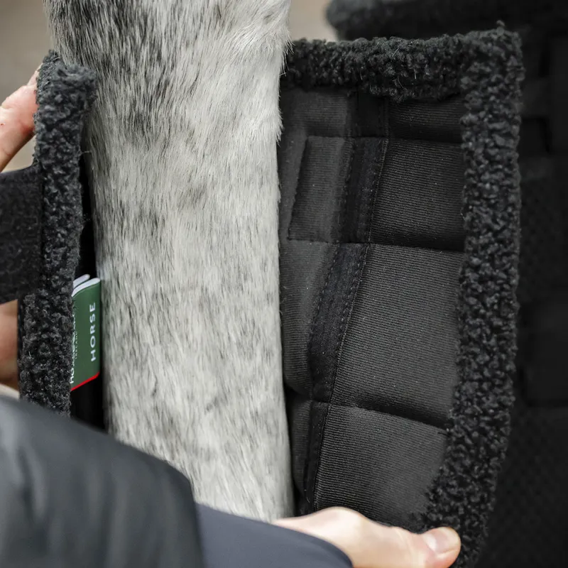 Horseware Show-Ready Wraps - Black/Black/Silver-7