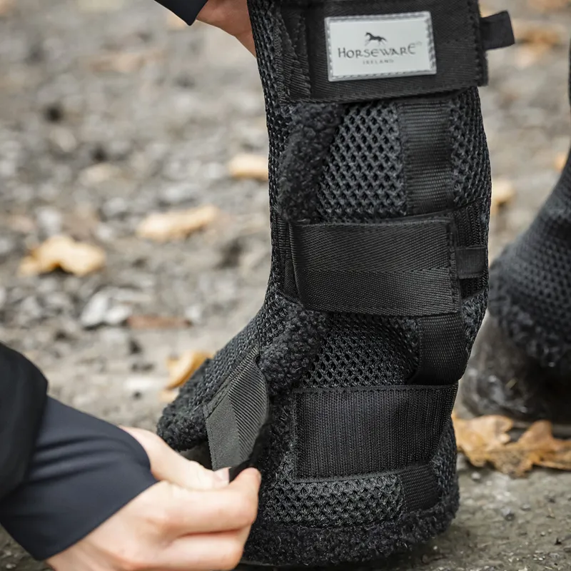 Horseware Show-Ready Wraps - Black/Black/Silver-6