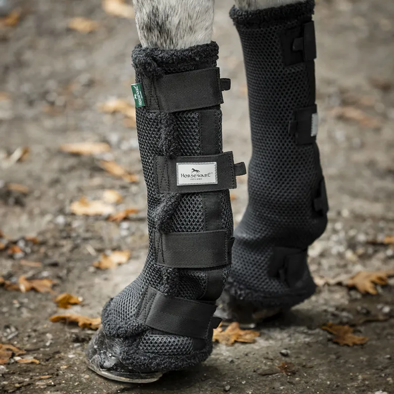 Horseware Show-Ready Wraps - Black/Black/Silver-2