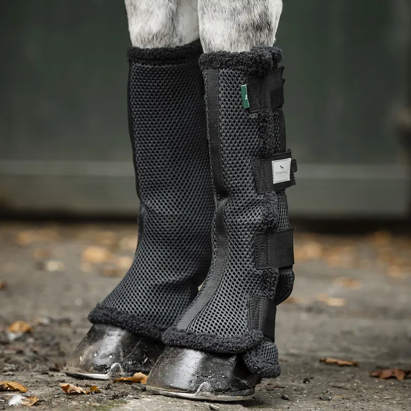 Horseware Show-Ready Wraps - Black/Black/Silver-1