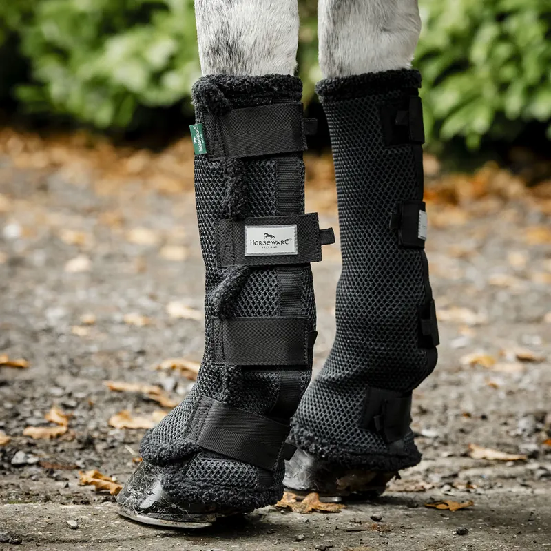 Horseware Show-Ready Wraps - Black/Black/Silver