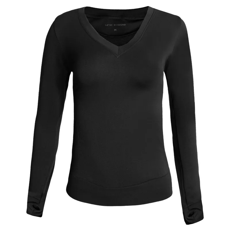 Aztec Diamond Ladies Show Sweater - Black-1