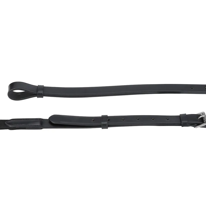 Velociti GARA Leather and Elastic Side Reins - Black-6