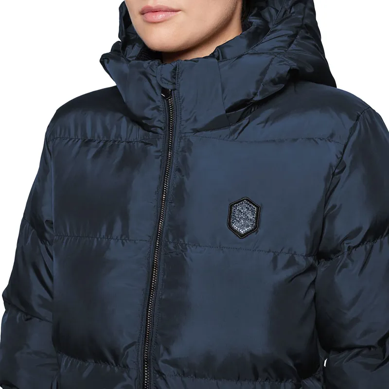 Samshield Sierra Womens Long Puffer Jacket - Navy-1