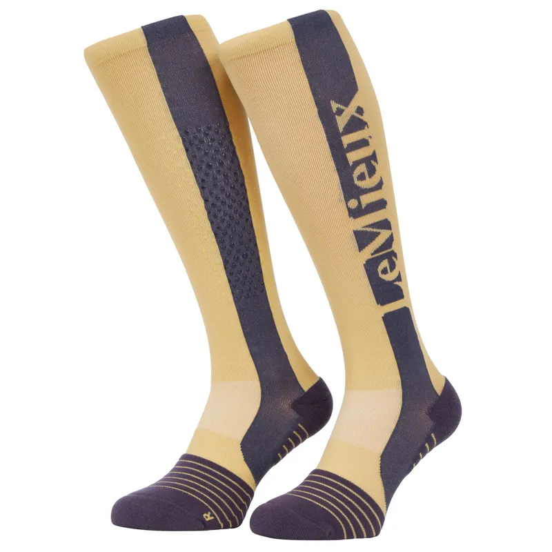 LeMieux Silicone Performance Adults Tall Riding Socks - Mimosa