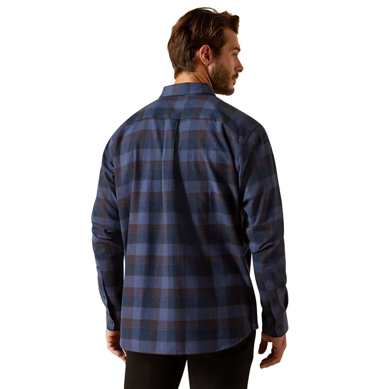 Ariat Country Simmental Mens Shirt - Navy Plaid-1