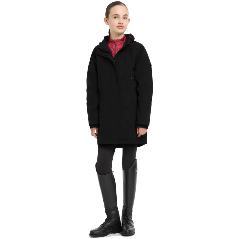 LeMieux Young Rider Skye Waterproof Junior Coat - Black-4