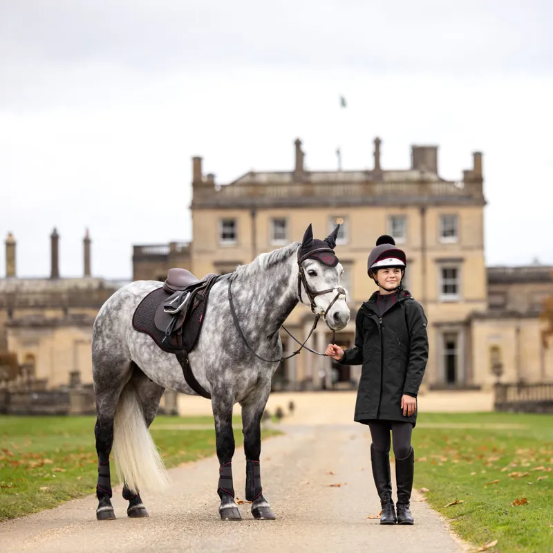 LeMieux Young Rider Skye Waterproof Junior Coat - Black-3