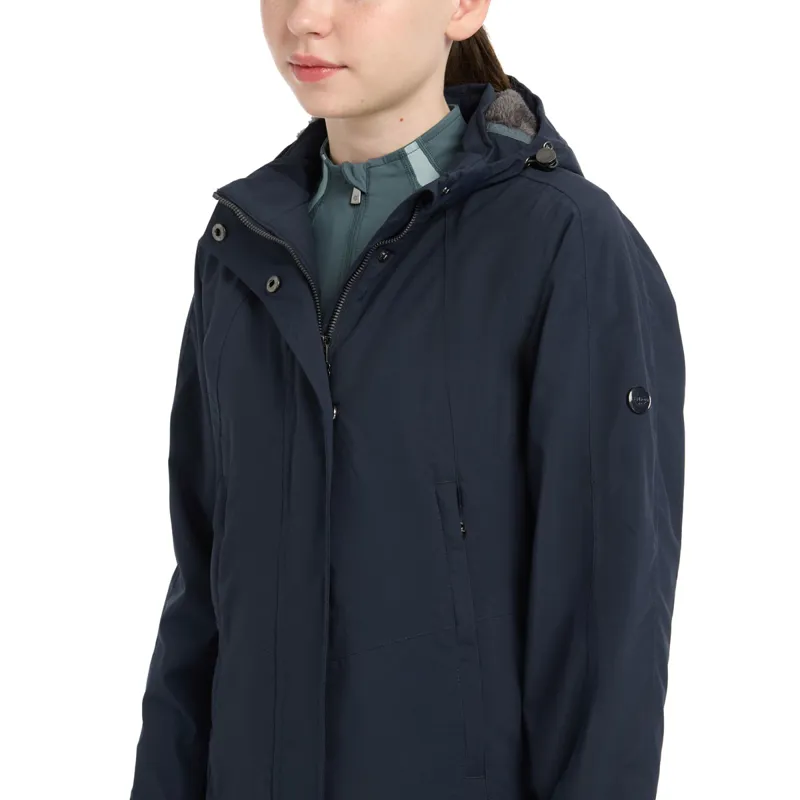 LeMieux Young Rider Skye Waterproof Junior Coat - Navy-6