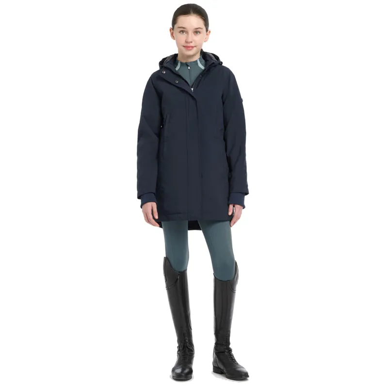 LeMieux Young Rider Skye Waterproof Junior Coat - Navy-5