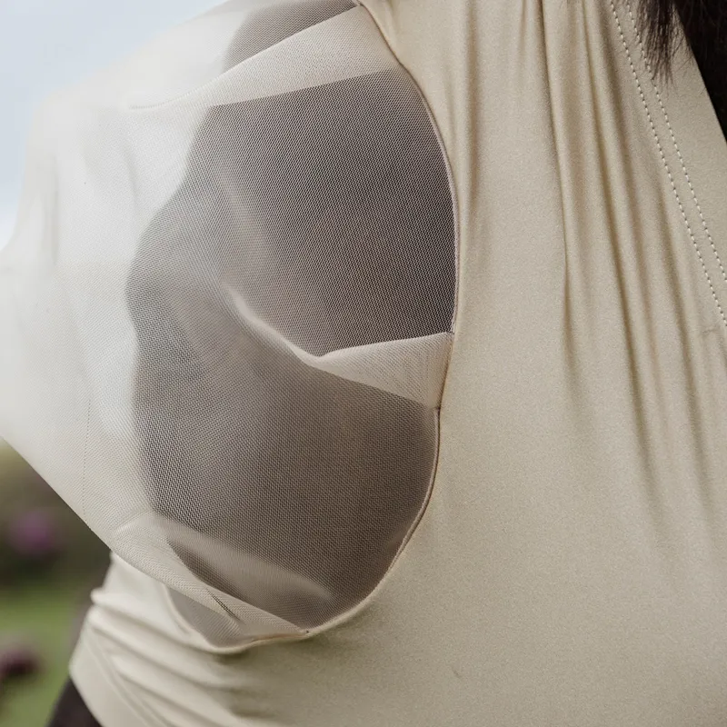 Kentucky Slim Fit Fly Mask - Beige-4