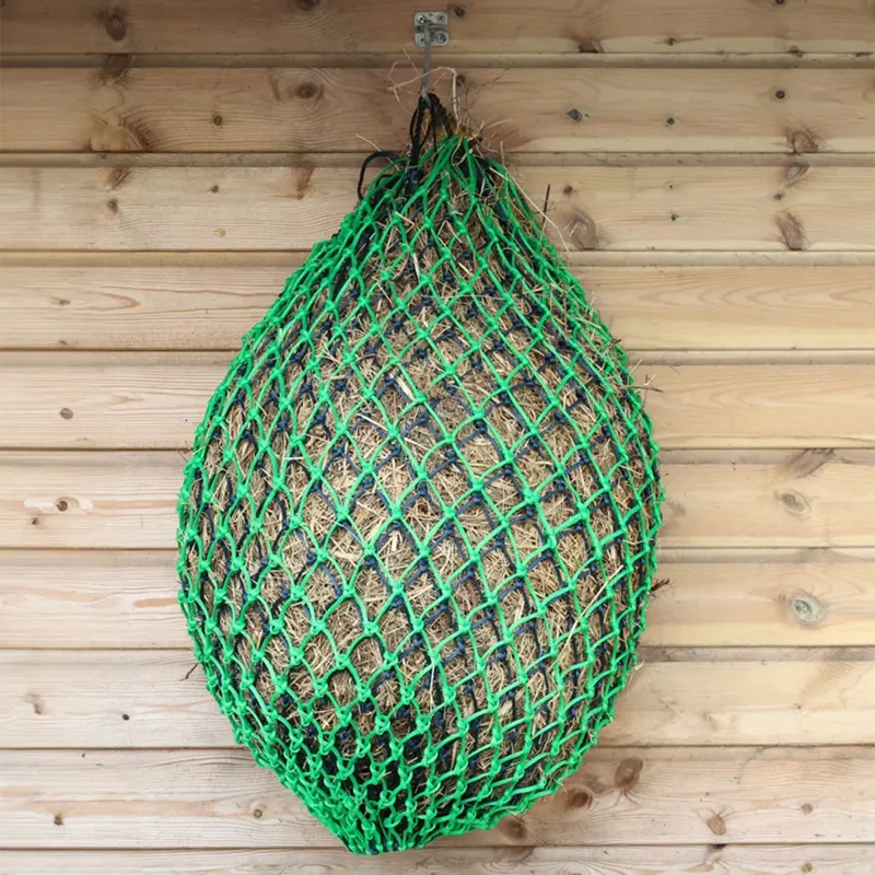 Hy Equestrian Slow Flow Ultra Haynet - Green/Navy-1