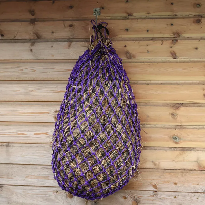 Hy Equestrian Slow Flow Ultra Haynet - Purple/Black-1