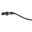 Finesse Small Swarovski Crystal Browband - Black/Black