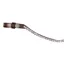 Finesse Small Swarovski Crystal Browband - Clear/Brown