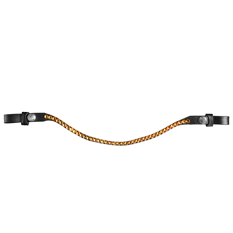 Finesse Small Swarovski Crystal Browband - Halloween/Black-1