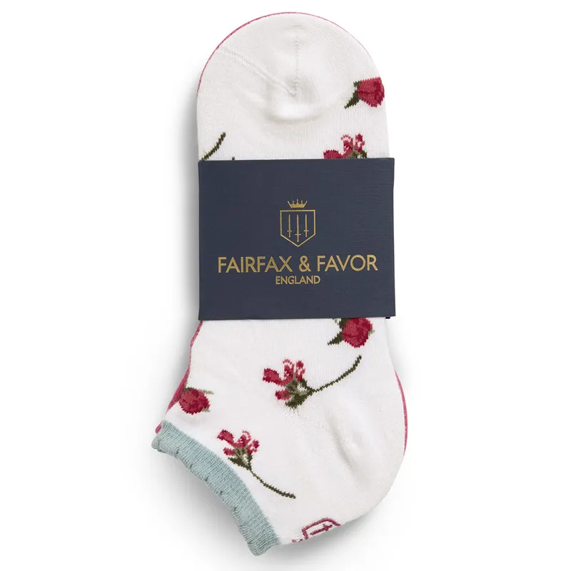Fairfax and Favor Signature Trainer Socks 3 Pack - Floral/Cherry/Mint-1