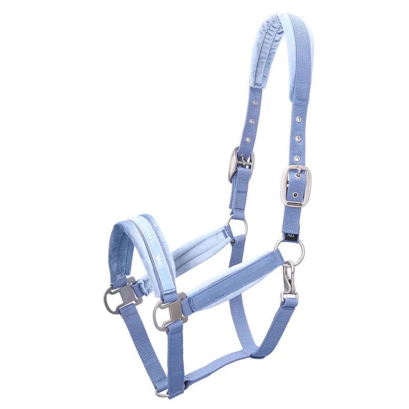 Schockemohle Soft Velvet Headcollar - Milky Blue