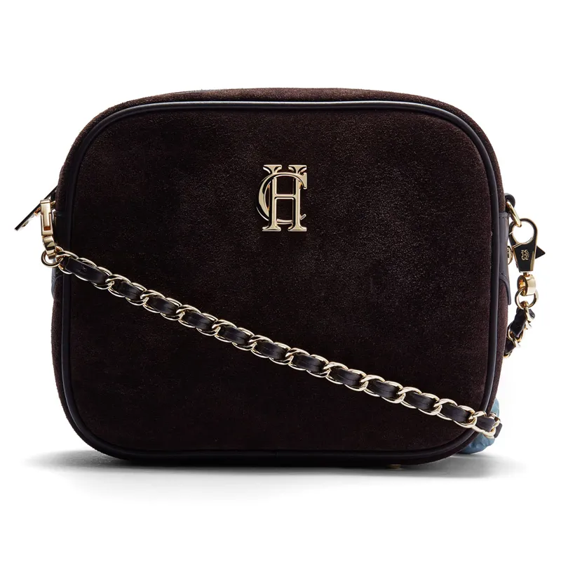 Holland Cooper Soho Camera Bag - Chocolate Suede