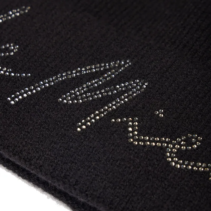 LeMieux Sparkle Beanie Bobble Hat - Black-3