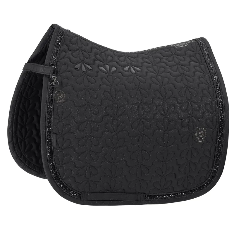 Eskadron Platinum Sparkle Jewel Dressage Saddlecloth - Black