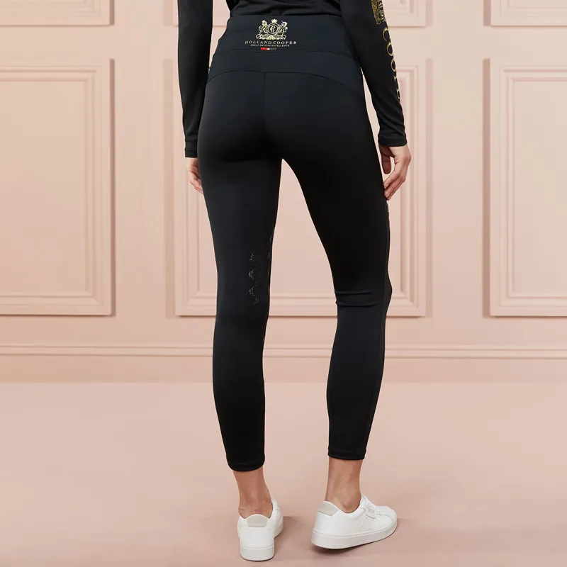 Holland Cooper Sport Legging Ladies Riding Tights - Black-1