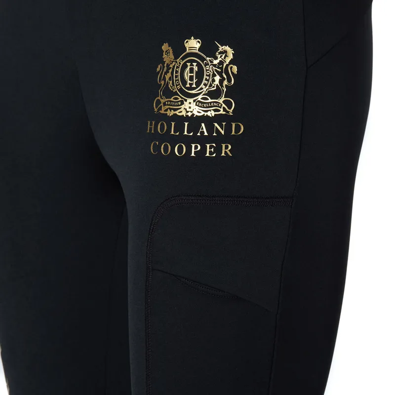 Holland Cooper Sport Legging Ladies Riding Tights - Black-8