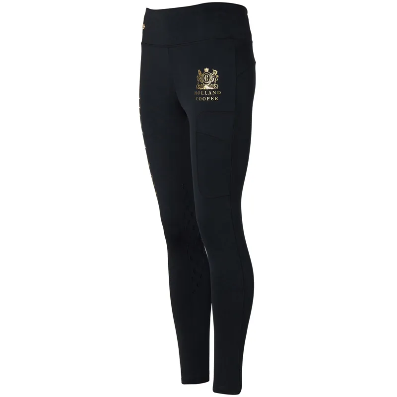 Holland Cooper Sport Legging Ladies Riding Tights - Black-12