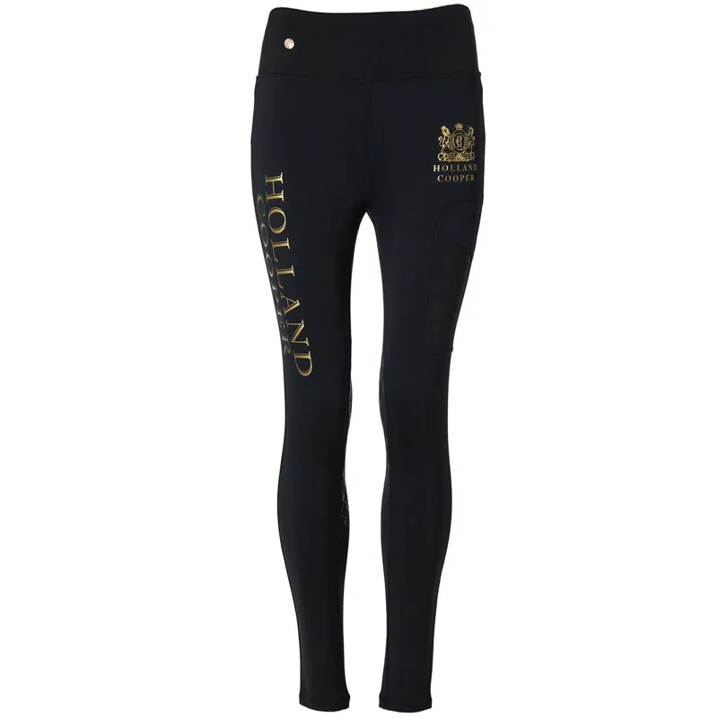 Holland Cooper Sport Legging Ladies Riding Tights - Black-7