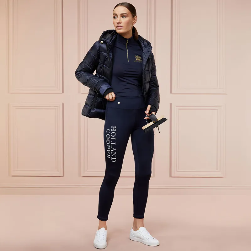 Holland Cooper Sport Legging Ladies Riding Tights - Ink Navy-2