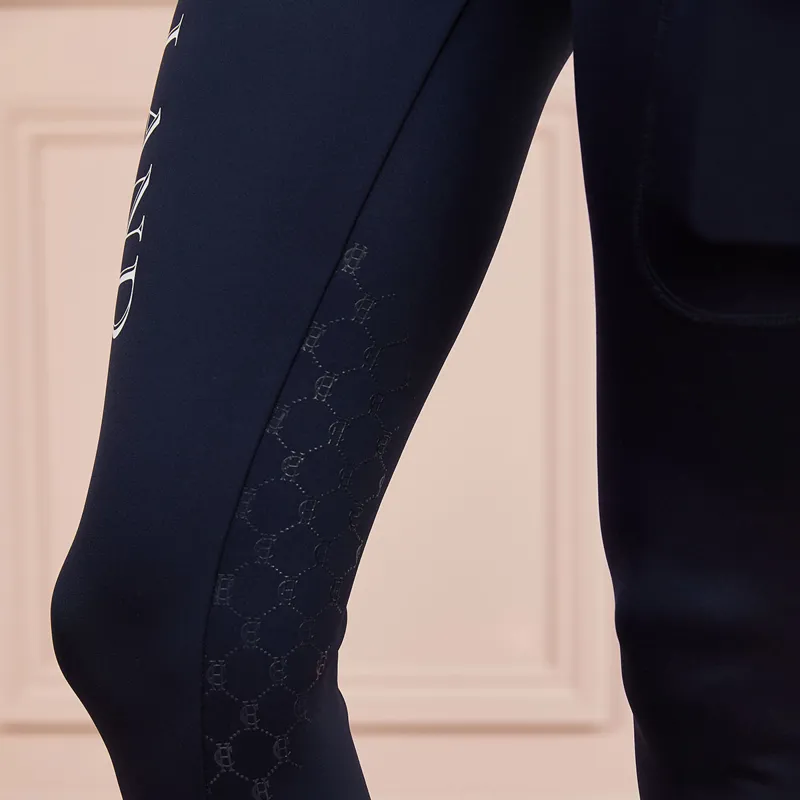 Holland Cooper Sport Legging Ladies Riding Tights - Ink Navy-4
