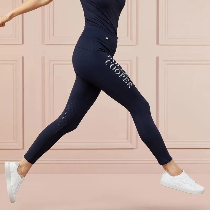 Holland Cooper Sport Legging Ladies Riding Tights - Ink Navy-10