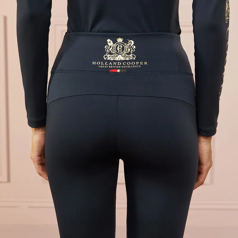 Holland Cooper Sport Legging Ladies Riding Tights - Slate-1